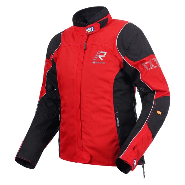 TRAVERINA CHAQUETA MUJER ROJO/NEGRO