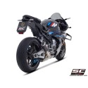 SC Project para BMW M 1000 RR (2025 - 2026) - Escape CR-T carbono, con malla antipiedras