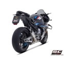 SC Project para BMW M 1000 RR (2025 - 2026) - Escape CR-T titanio, con malla antipiedras