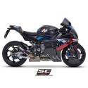 SC Project para BMW M 1000 RR (2020 - 2024) - Escape CR-T carbono, con malla antipiedras