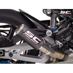 SC Project para BMW M 1000 RR (2020 - 2024) - Escape CR-T carbono, con malla antipiedras