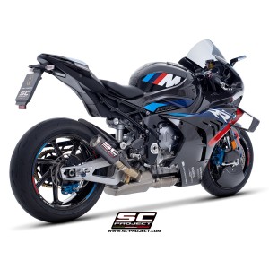 SC Project para BMW M 1000 RR (2020 - 2024) - Escape CR-T carbono, con malla antipiedras