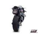 SC Project para BMW M 1000 RR (2020 - 2024) - Escape CR-T carbono, con malla antipiedras