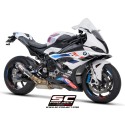 SC Project para BMW S 1000 RR (2023 - 2024) - Escape CR-T carbono, con malla antipiedras