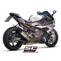 SC Project para BMW S 1000 RR (2020 - 2022) - Euro 5 - Escape CR-T titanio, con malla antipiedras