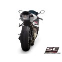 SC Project para BMW S 1000 RR (2020 - 2022) - Euro 5 - Escape CR-T titanio, con malla antipiedras
