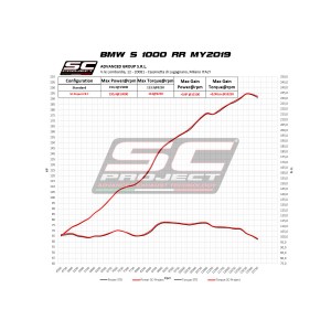 SC Project para BMW S 1000 RR (2019 - 2020) - Euro 4 - Escape CR-T carbono, con malla antipiedras