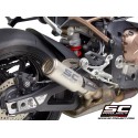 SC Project para BMW S 1000 RR (2019 - 2020) - Euro 4 - Escape CR-T titanio, con malla antipiedras