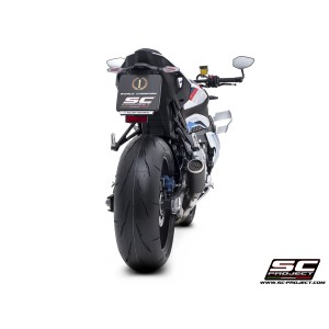 SC Project para BMW M 1000 R (2025 - 2026) - Escape CR-T carbono, con malla antipiedras