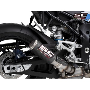 SC Project para BMW M 1000 R (2025 - 2026) - Escape CR-T carbono, con malla antipiedras