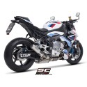 SC Project para BMW M 1000 R (2023 - 2024) - Escape CR-T titanio, con malla antipiedras