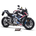 SC Project para BMW M 1000 R (2023 - 2024) - Escape CR-T titanio, con malla antipiedras