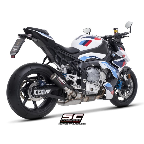 SC Project para BMW M 1000 R (2023 - 2024) - Escape CR-T carbono, con malla antipiedras