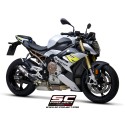 SC Project para BMW S 1000 R (2025 - 2026) - Escape CR-T carbono, con malla antipiedras