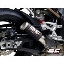 SC Project para BMW S 1000 R (2025 - 2026) - Escape CR-T carbono, con malla antipiedras