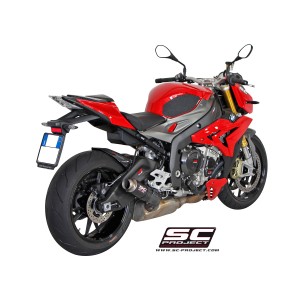 SC Project para BMW S 1000 R (2014 - 2016) - Escape GP-M2 carbono