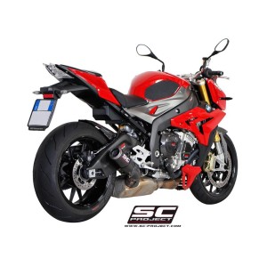 SC Project para BMW S 1000 R (2014 - 2016) - Escape CR-T carbono