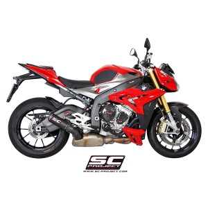 SC Project para BMW S 1000 R (2014 - 2016) - Escape CR-T carbono