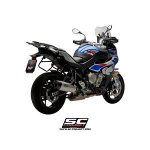 SC Project para BMW S 1000 XR (2017 - 2019) - Escape SC1-R titanio, posición baja
