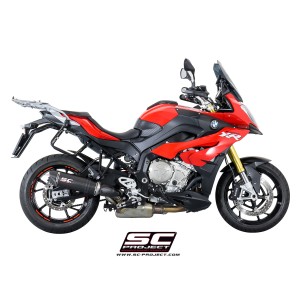 SC Project para BMW S 1000 XR (2015 - 2016) - Escape Oval carbono, posición baja