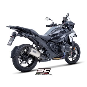 SC Project para BMW R 1300 GS (2023 - 2026) - Escape Adventure-R titanio, compatible con las maletas originales "Vario"
