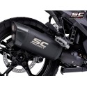 SC Project para BMW R 1300 GS (2023 - 2026) - Escape Adventure-R titanio, negro mate, compatible con las maletas originales "Var