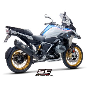 SC Project para BMW R 1250 GS (2020 - 2024) - ADVENTURE - Euro 5 - Escape Adventure titanio, negro mate
