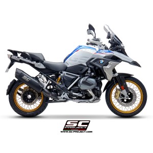 SC Project para BMW R 1250 GS (2020 - 2024) - ADVENTURE - Euro 5 - Escape Adventure titanio, negro mate