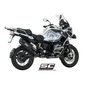 SC Project para BMW R 1200 GS (2017 - 2018) - ADVENTURE - Escape Adventure titanio, negro mate