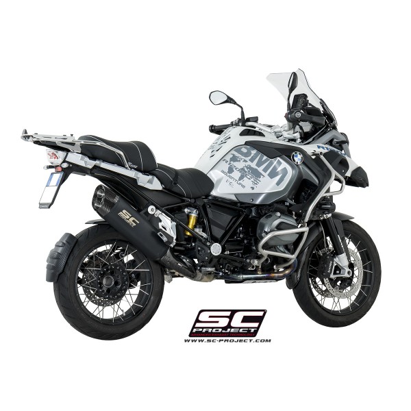SC Project para BMW R 1200 GS (2013 - 2016) - ADVENTURE - Escape Adventure titanio, negro mate