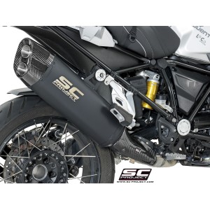 SC Project para BMW R 1200 GS (2013 - 2016) - ADVENTURE - Escape Adventure titanio, negro mate