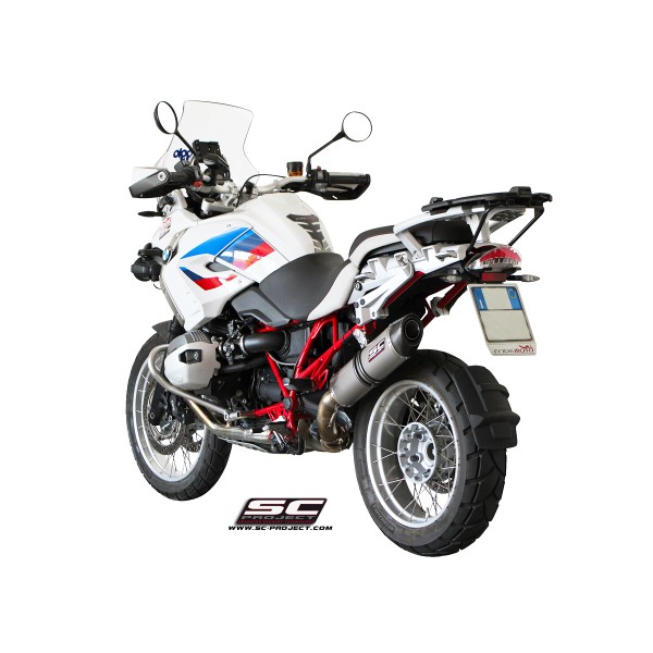 SC Project para BMW R 1200 GS (2010 - 2012) - ADVENTURE - Escape Oval titanio