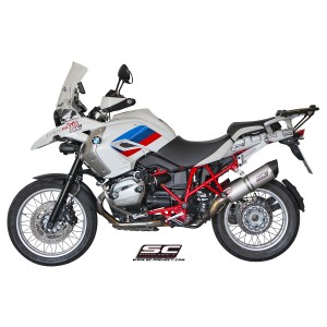 SC Project para BMW R 1200 GS (2010 - 2012) - ADVENTURE - Escape Oval titanio
