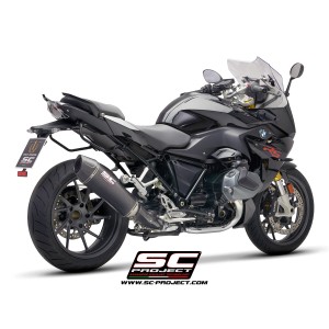 SC Project para BMW R 1250 R (2021 - 2025) - RS - Euro 5 - Escape X-Plorer II carbono