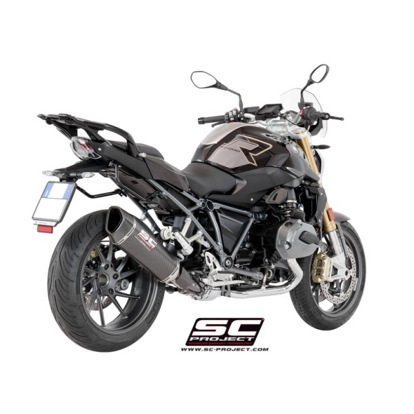 SC Project para BMW R 1200 R (2017 - 2018) - RS - Escape SC1-R carbono