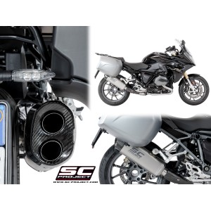 SC Project para BMW R 1200 R (2017 - 2018) - RS - Escape Adventure titanio
