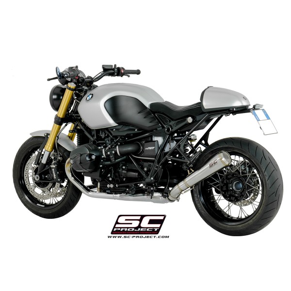 SC Project para BMW R NINE T (2014 - 2016) - Escape Conico 70s acero inoxidable