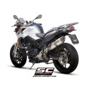 SC Project para BMW F 800 R (2017 - 2020) - Escape Oval titanio