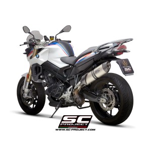 SC Project para BMW F 800 R (2009 - 2016) - Escape Oval titanio