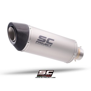 SC Project para BMW F 800 GS (2008 - 2015) - ADVENTURE - Escape Oval titanio