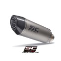 SC Project para BMW F 650 GS (2008 - 2012) - Escape Oval titanio