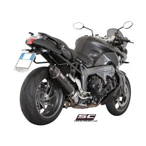 SC Project para BMW K 1300 R (2009 - 2016) - Escape Oval carbono
