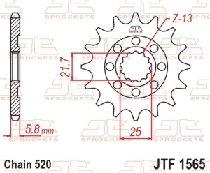 Piñon JT SPROCKETS acero...