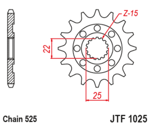 Piñón JT SPROCKETS acero...