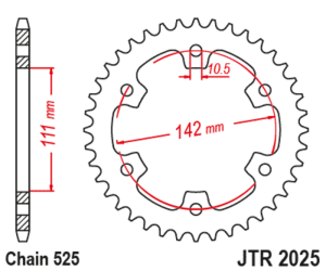 Corona JT SPROCKETS acero...
