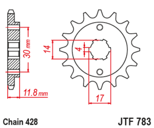 Piñón JT SPROCKETS acero...