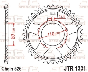 Corona JT SPROCKETS acero...
