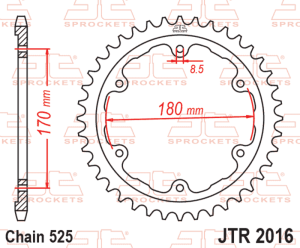 Corona JT SPROCKETS acero...