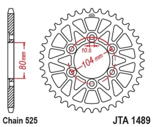 Corona JT Aluminio negro JT...