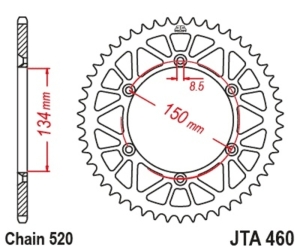 Corona JT Aluminio negro JT...